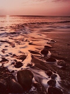 Каменистый берег обои