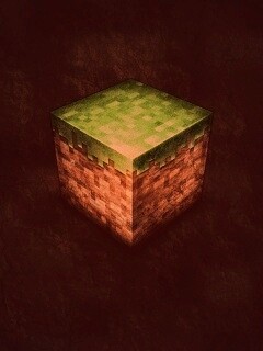 Травяной куб обои