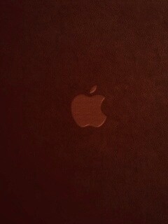 Логотип Apple в дереве обои