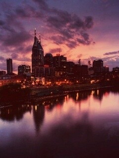 Ночной город обои