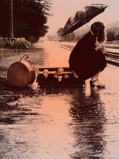 В ожидании поезда обои