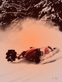 Концепт снегохода обои