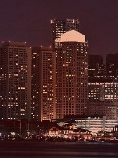 Панорама города обои