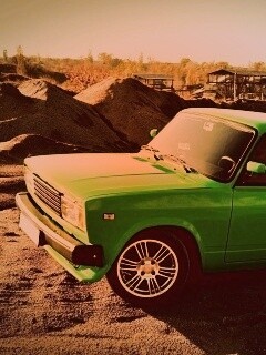 Кислотные жигули обои