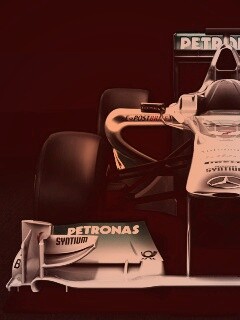 Болид Мерседес обои