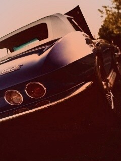 Ретро Chevrolet Corvette обои