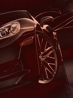 Чёрное авто обои