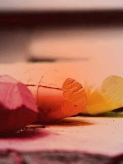 Цветные мелки обои