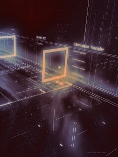 Информационный поток обои