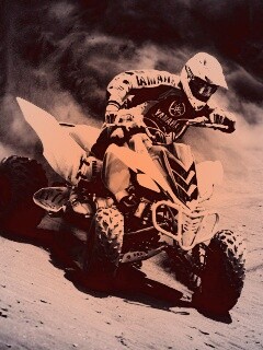 Спортсмен на квадроцикле обои