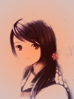 Девочка у сетчатого забора обои