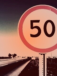 Ограничение скорости 50 км/ч обои