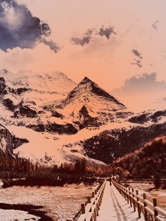 Дорога в горы обои