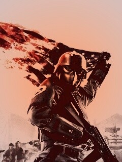 Солдат сжигает американский флаг обои