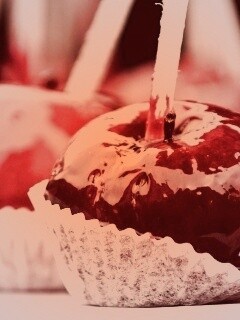 Яблочко в карамели обои