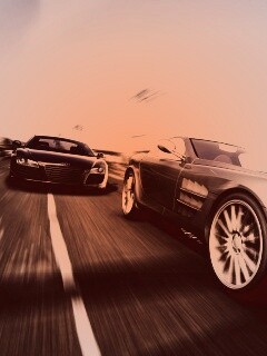 Гонка Ауди и Мерседеса обои