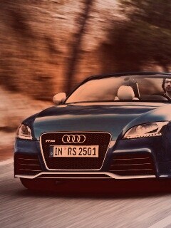 Кабриолет ауди: вид спереди обои