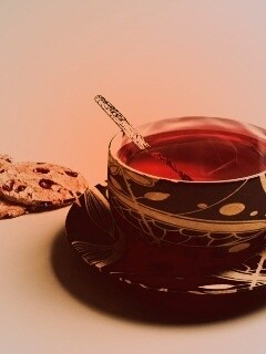 Чаек с печеньками обои