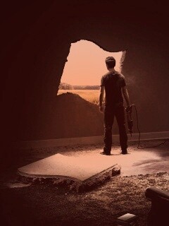 Windows против стен обои