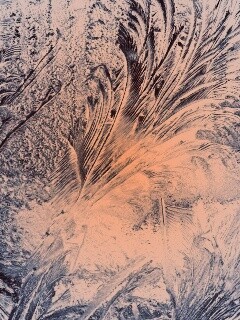 Зимние узоры обои