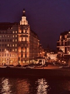 Ночной город обои