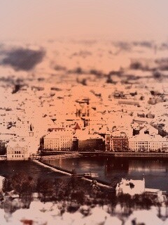 Вид на город обои