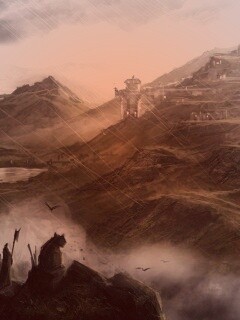 Пейзаж из Dragon Age 2 обои