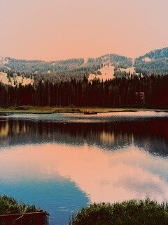 Горное озеро обои