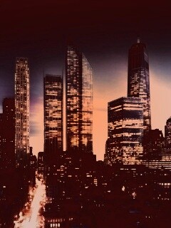 Ночной город обои