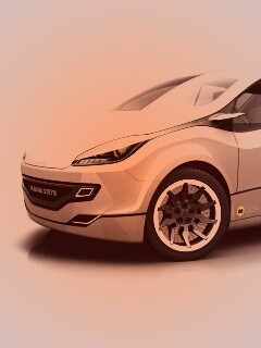 Концепт хэтчбека обои