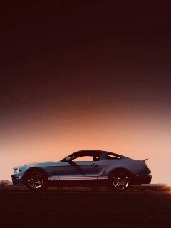 Синий форд мустанг обои
