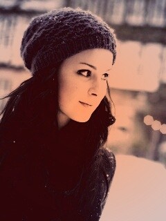 Девушка зимой обои