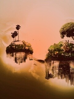 Парящие острова обои