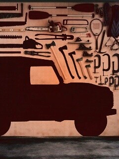 Типичный гараж обои