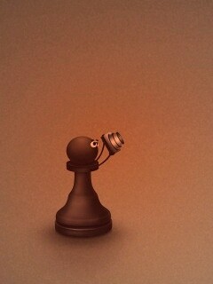 Пешка фотографирует короля обои