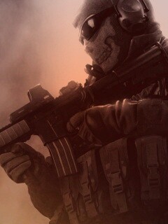 Солдат в маске обои