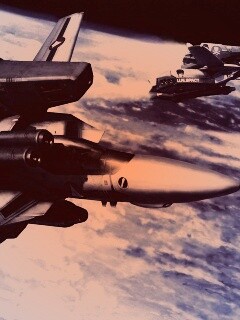 Эскадрилия легких космических истребителей обои