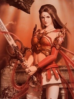 Красный доспех обои