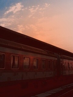 Пассажирский состав обои