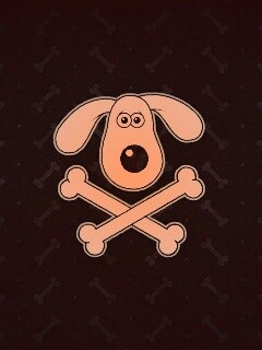 Громит и пересеченные кости обои