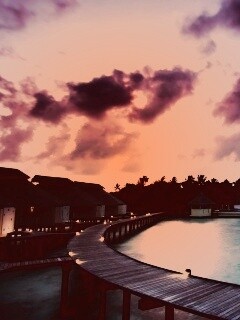 Бунгало на воде обои