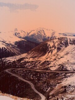 Горная дорога обои