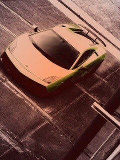 Зелёный Ламбо обои