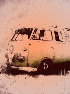 Фольксваген 56 года - лучший фургон для путешествий обои