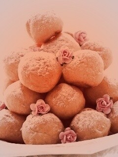 Круглые пироженки обои