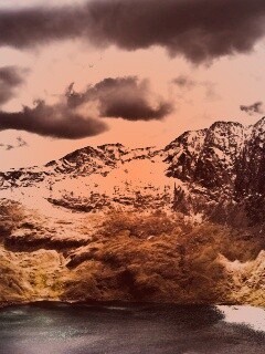 Вид на горы обои