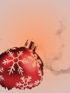 Новогодние игрушки обои