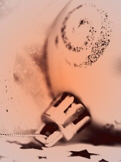 Ёлочный шарик белого цвета обои