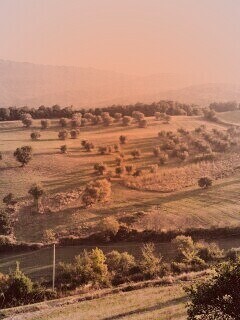 Ферма в долине обои