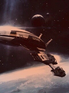 Корабль Normandy обои